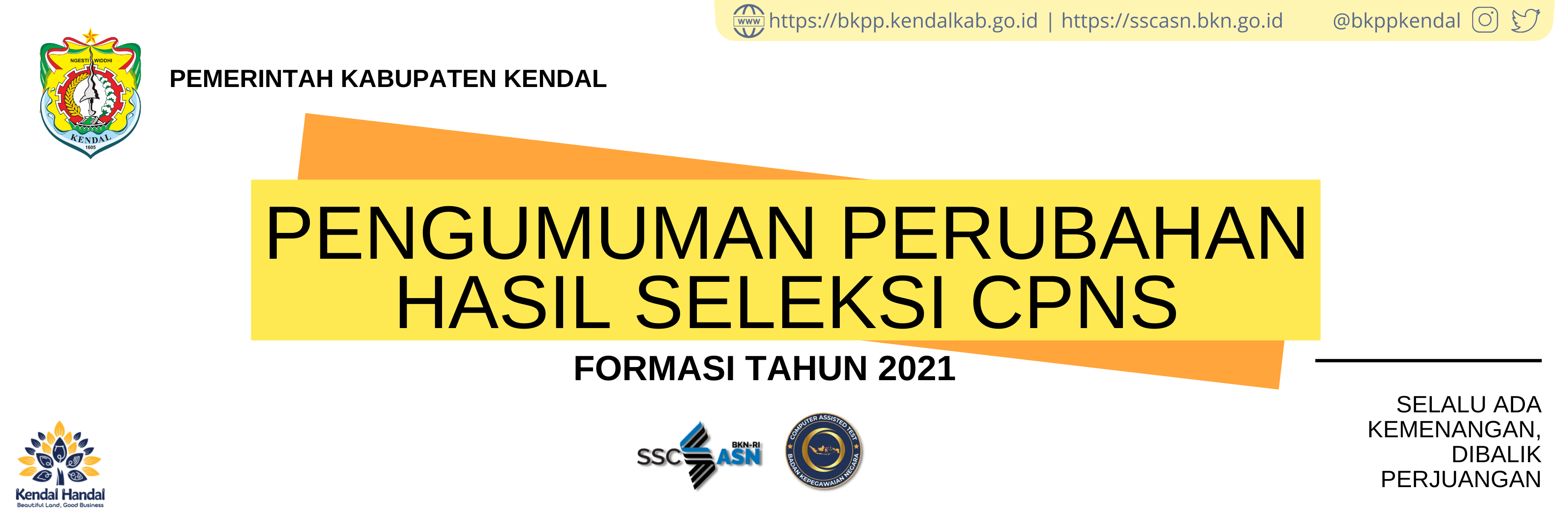 Perubahan Hasil Seleksi CPNS Formasi Tahun 2021