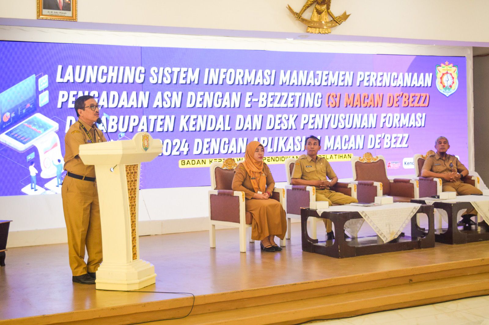 BKPP Kendal Launching SI MACAN DE'BEZZ untuk Fasilitasi Penyusunan Bezzeting dan Pengusulan Kebutuhan Formasi ASN
