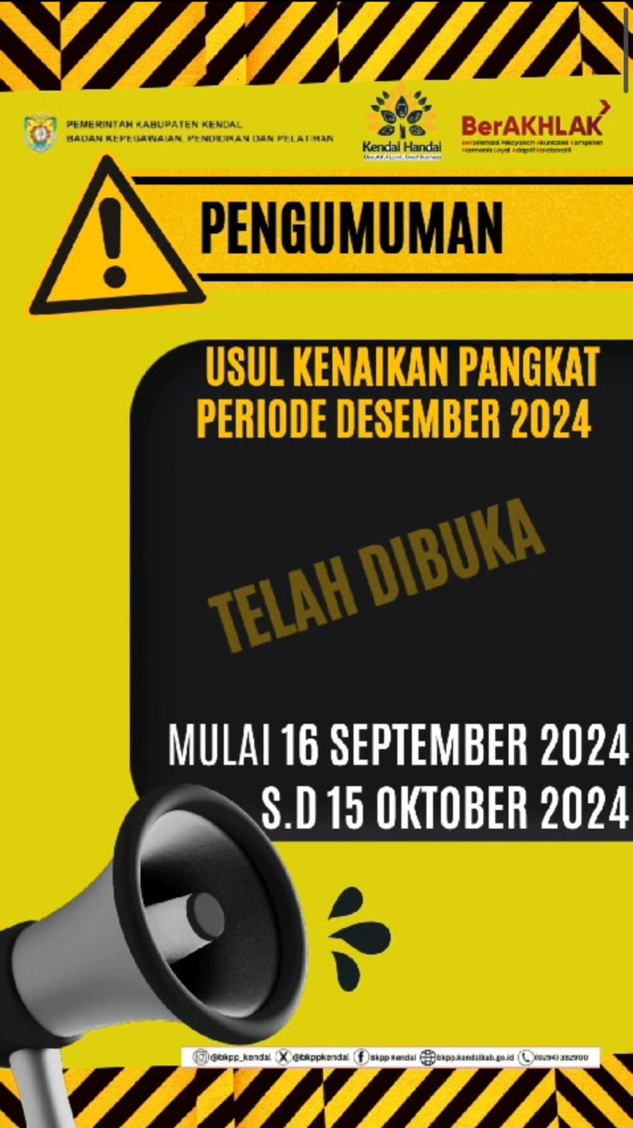 Kenaikan Pangkat Periode DESEMBER 2024