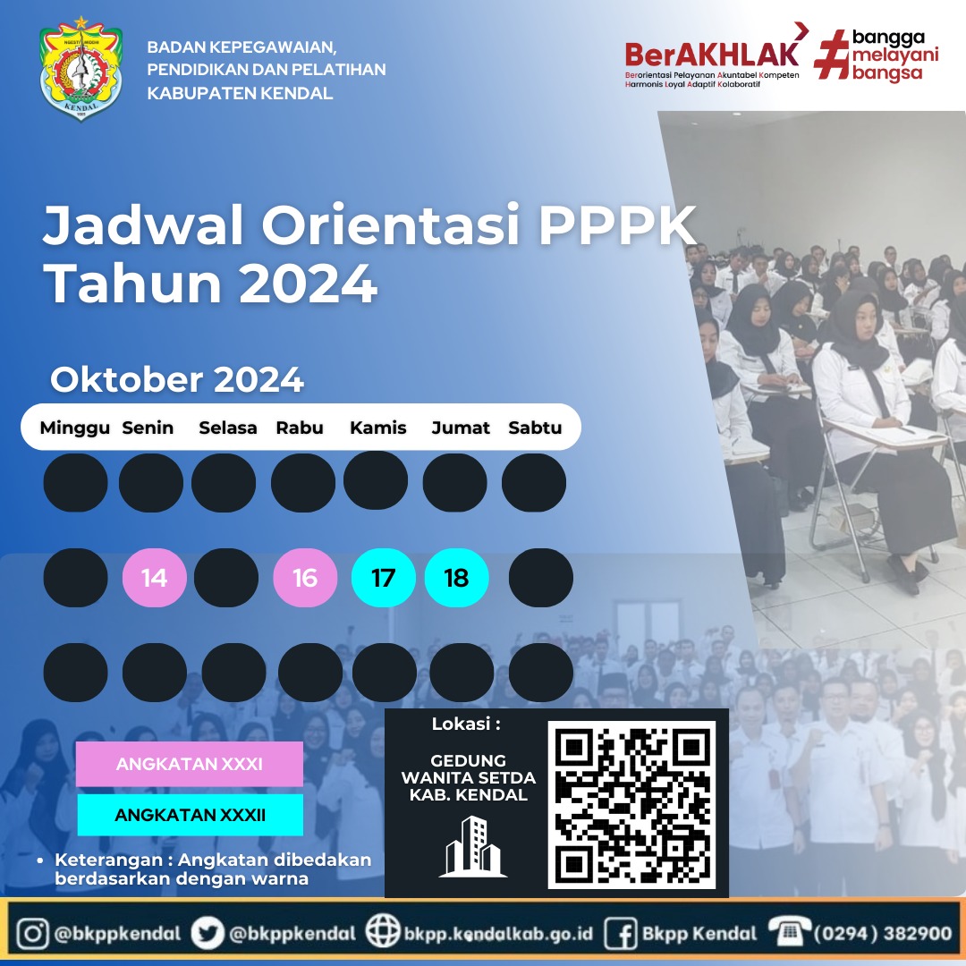 Orientasi Pengenalan Nilai dan Etika pada Instansi Pemerintah bagi Pegawai Pemerintah dengan Perjanjian Kerja