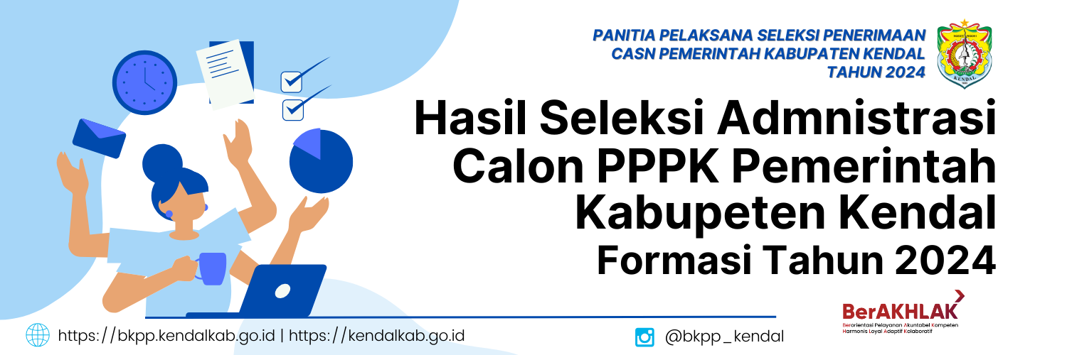 Pengumuman Hasil Seleksi Administrasi Calon PPPK Formasi Tahun 2024