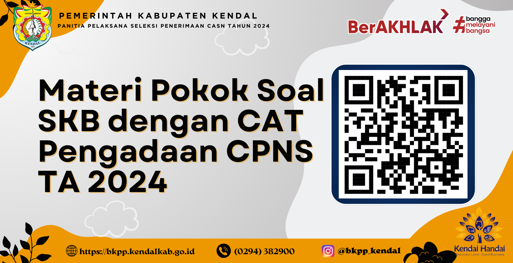 Materi Pokok Soal Seleksi Kompetensi Bidang dengan CAT untuk Seleksi Pengadaan CPNS Tahun Anggaran 2024